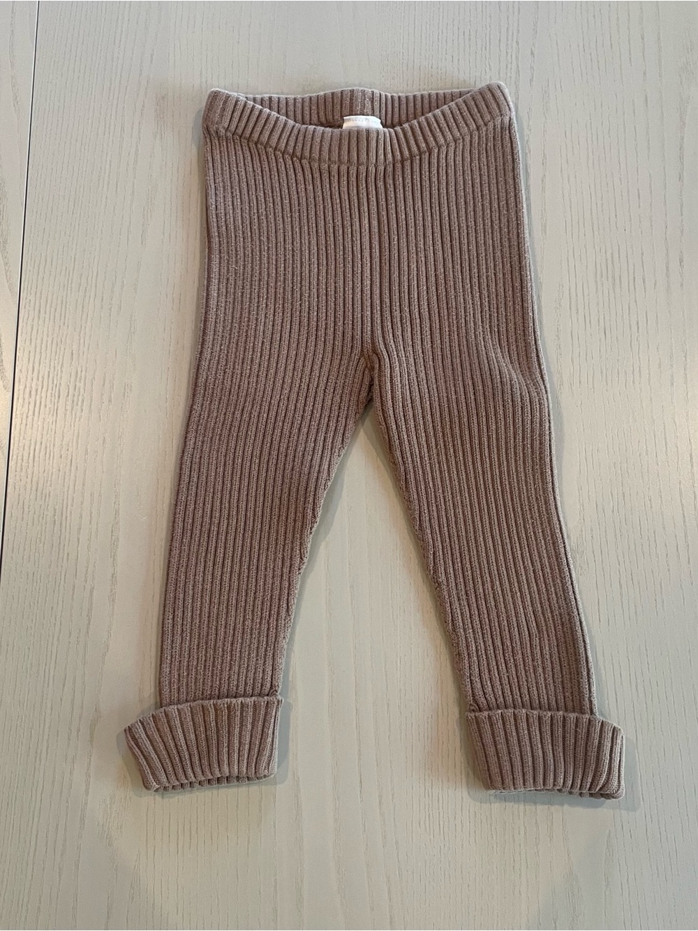 Hanna Andersson Sweaterknit Legging (Tan) - Size 2T 85